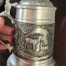 Silver Beer Stein