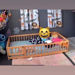 Bed Frame For Twin Floor Bed (no Door)