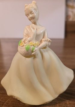 Avon Lady with Flower Basket