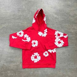 Red Denim Tears Hoodie Medium