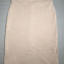 Used Brown Pencil Skirt Size S