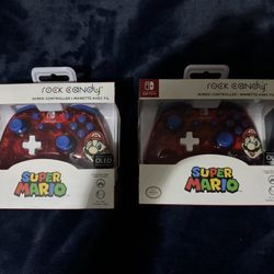 Nintendo Switch SUPER MARIO Wired Controller ROCK CANDY