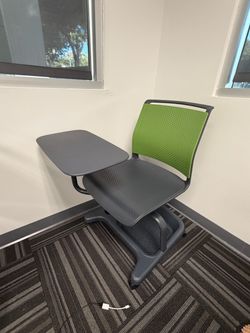 Desk and chair