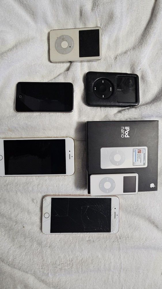 Legacy Apple iphones Amd Ipods