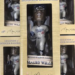 Maury Wills Bobblehead Dodgers Bobble Head Dodger SGA