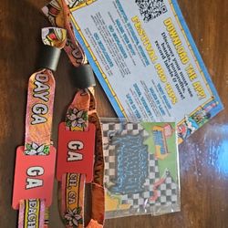 2 Day Vans Warped Tour Wristbands!! 