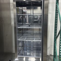 NEW🧊 Polarman 26 3/4" Glass Door Reach-In Refrigerator NSF ETL Commercial