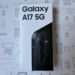 samsung galaxy A17, 5g, 128gb Black, T-Mobile and Metro by T-Mobile