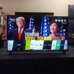 50 Inch LG 4k Smart Beautiful Tv Comes With Remote Control Shows Great Quality Clear Picture Works Perfect Guaranteed 