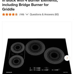 Brand New Frigidaire FCCI3027AB 30” Induction Cooktop Black Glass