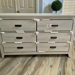 (New) Grey Dresser (Check Out My Profile) $300 Flat 