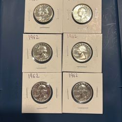 Proof 1962 Quarters 