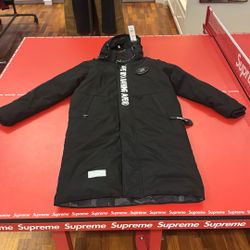 AAPE Black Puffer Parka Size L