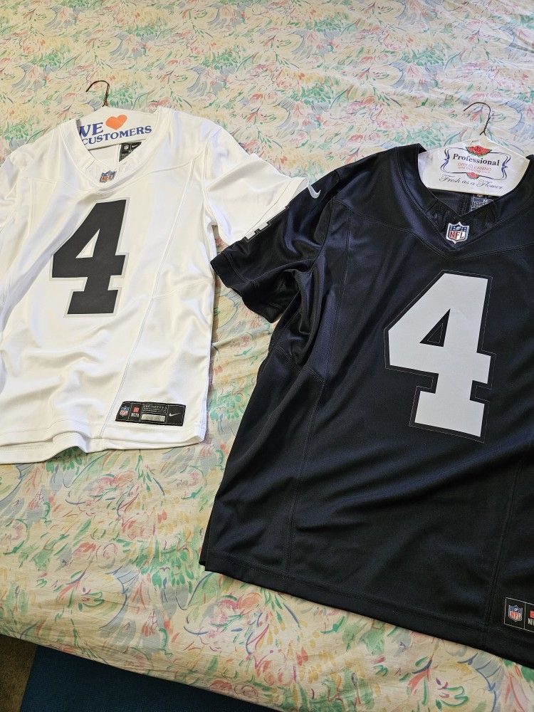 Derek Carr Raiders Nike Men Jersey, Size Medium, $60 Each
