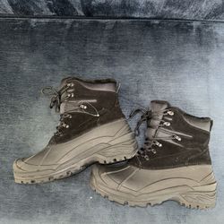 Black Snow Boots