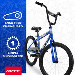 bmx bike royal blue huffy 20 inch.