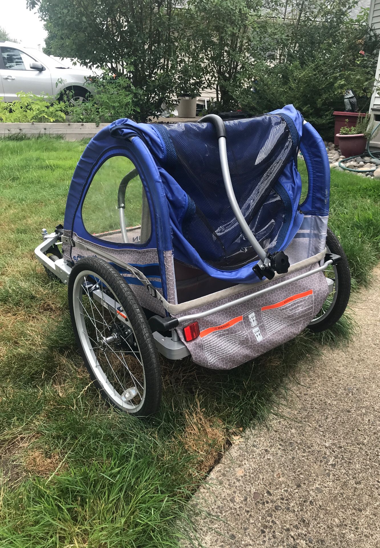 Schwinn bike trailer and double stroller