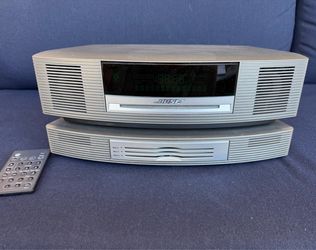 Bose Wave Music Systemg III Multi-CD Changer Titanium Silver with Remote, LIKE NEW