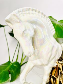 Porcelain Horse  Sculpture 
