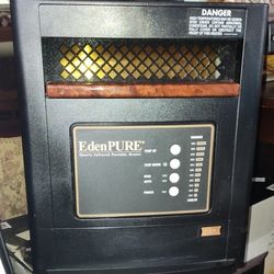 EdenPURE ELECTRIC Heating Quartz Infrared Portable Black HEATER GEN4 $90/OBO