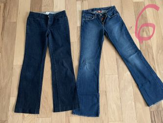 Women jeans size 6: Banana Republic and Lucky Brand