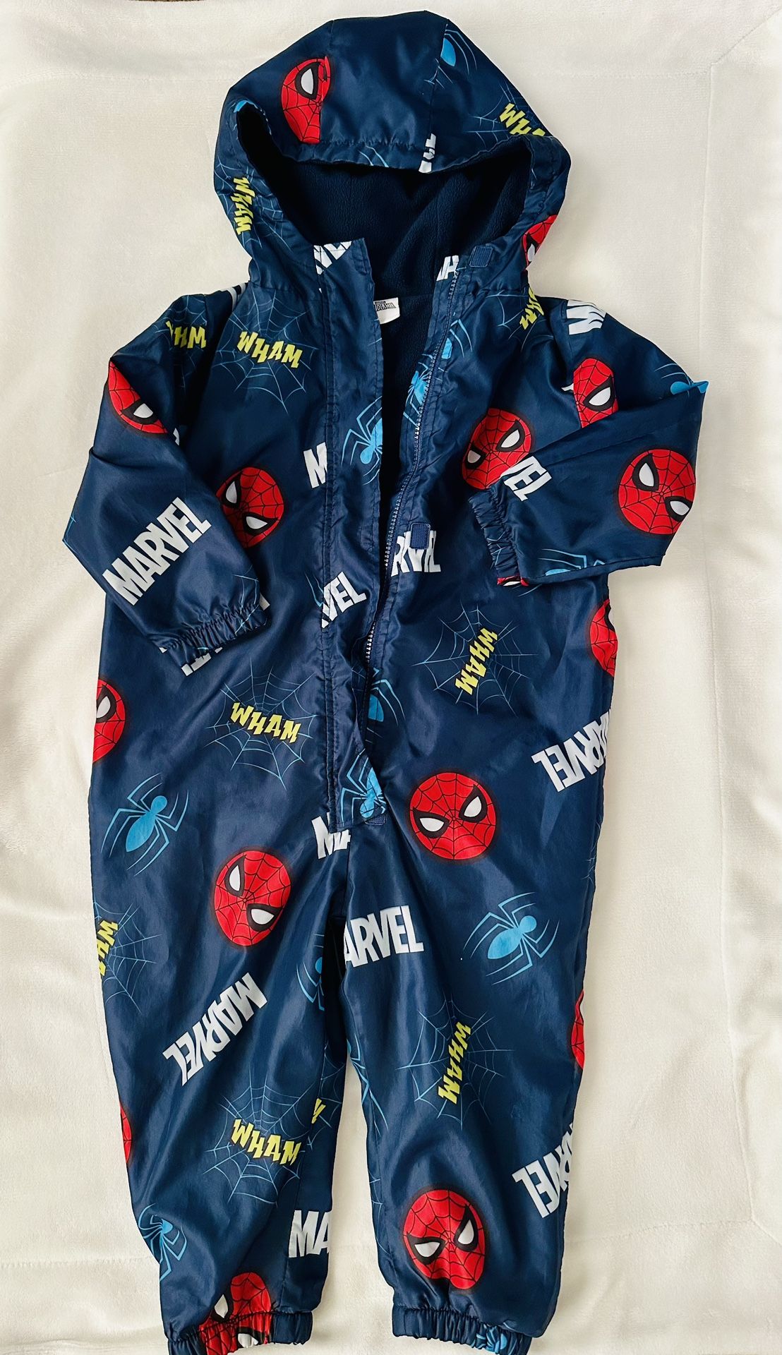 Marvel Rain Suit | Spiderman Kids Rain Gear | Boys' Overalls | Muddy buddy
