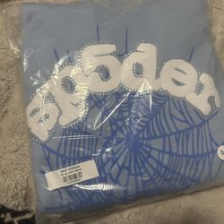 Sky Blue Sp5der Hoodie