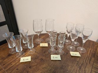 Cordial Liquor glasses