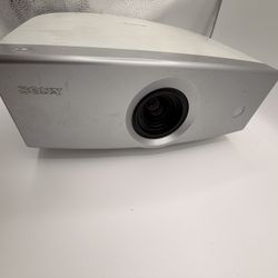 This is a Sony VPL-HS3 Cineza LCD front projector. 