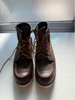 Red Wing Moc toe boot