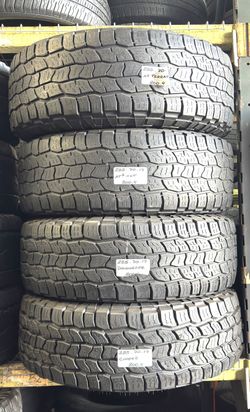 ✅ 4 Used Tires LT285/70R17 COOPER DISCOVERER AT3 ALL TERRAIN 285/70R17 TRUCKS 4X4 JEEPS TYRES 285 70 17