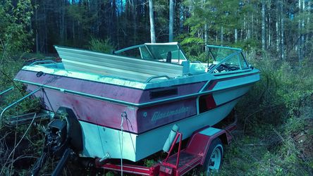 Glass master boat and trailer