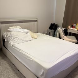Selling WHOLE Queen Bed Set Up - MOVING