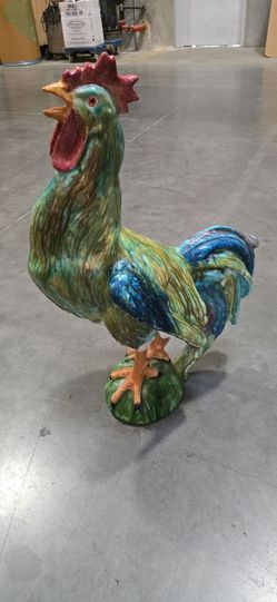 Ceramic Rooster water fountain