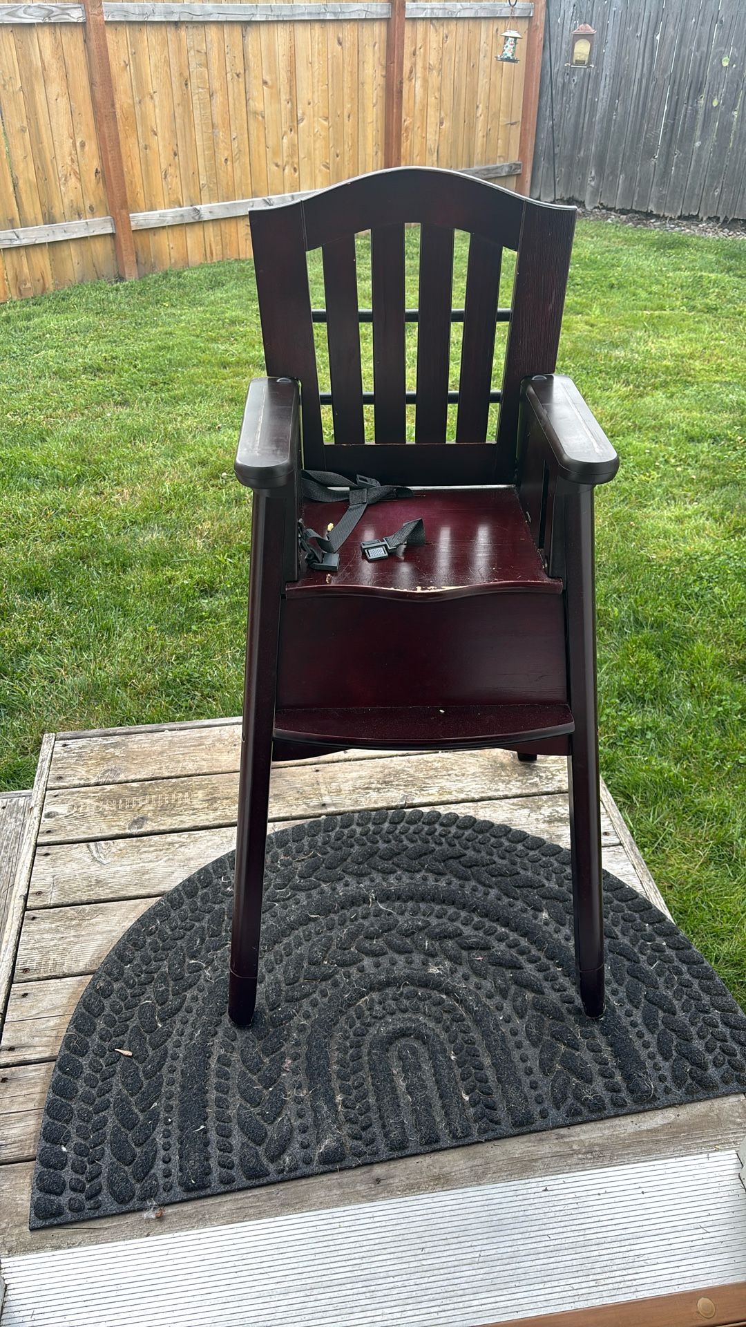 Solid Wood Eddie Bauer High Chair 