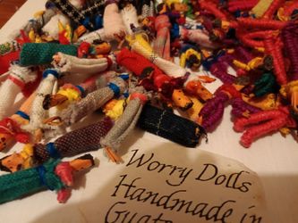 Guatemala Worry Dolls 1 3/4" Lot Over 160  Make Crafts DYI