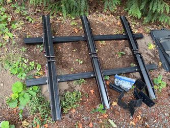 1UP Super Duty Bike Trays (3) and BillieBars Crossbar System - Will Sell Separately