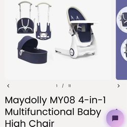 Maydolly 4 In 1 High Chair 