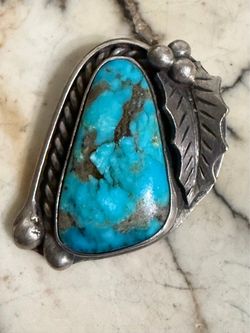 Vintage Native American Turquoise  pendant