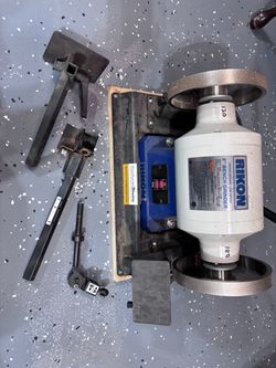 RIKON 80-808 8” Professional Low-Speed Bench Grinder w/ CBN Wheels & Sharpening Jigs – $550