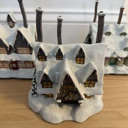 Harry Potter Hogsmeade Hawthorne Village Illuminated 3 Shops 