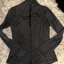 grey & black lululemon define jacket 