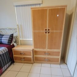Armoire & Night Stand