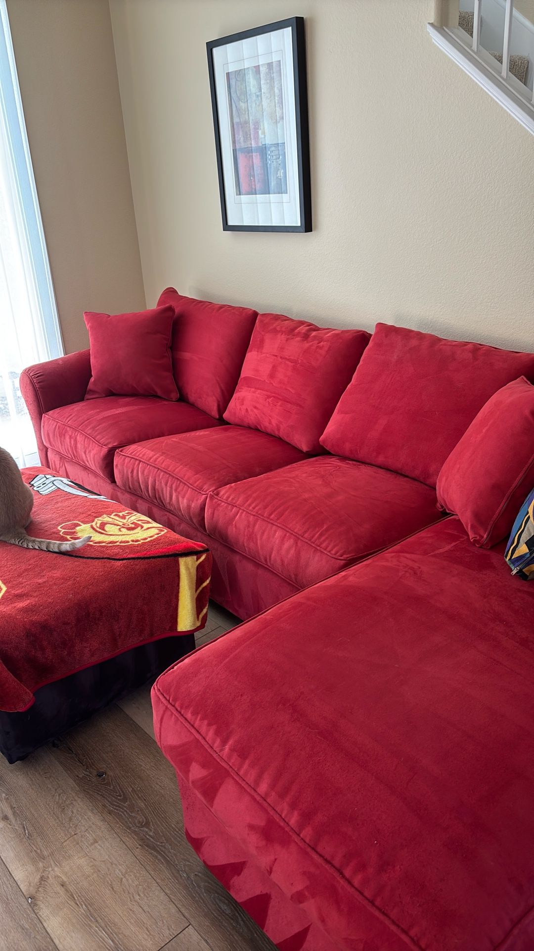 Sofa, Chaise And Ottoman