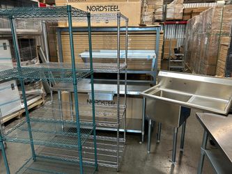 Nordsteel Chrome Metal Wire Shelving Heavy Duty NSF Storage Racks