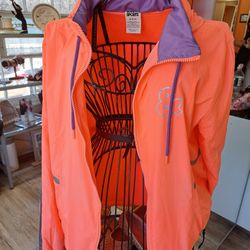Orange  Windbreaker 