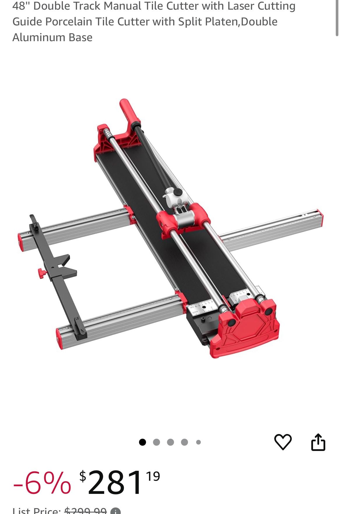 48” Tile Cutter