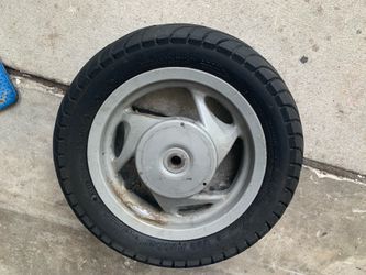 Scooter rim and tire 🛞