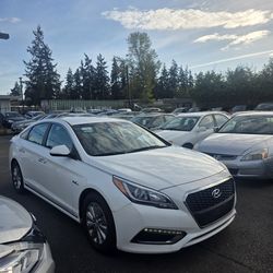 2017 Hyundai Sonata Hybrid White
