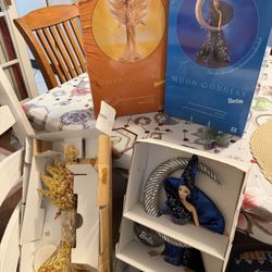Bob Mackie Barbie Goddess of the Sun & Moon Goddess Dolls Set 